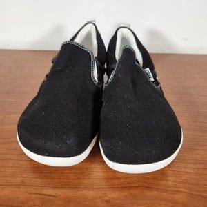 Xero Shoes Womens Aptos Black Loafers Slip On Canvas Size 9 Minimalist